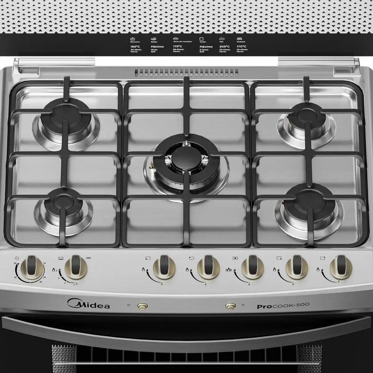 Cocina a gas 5 quemadores - imagen 4
