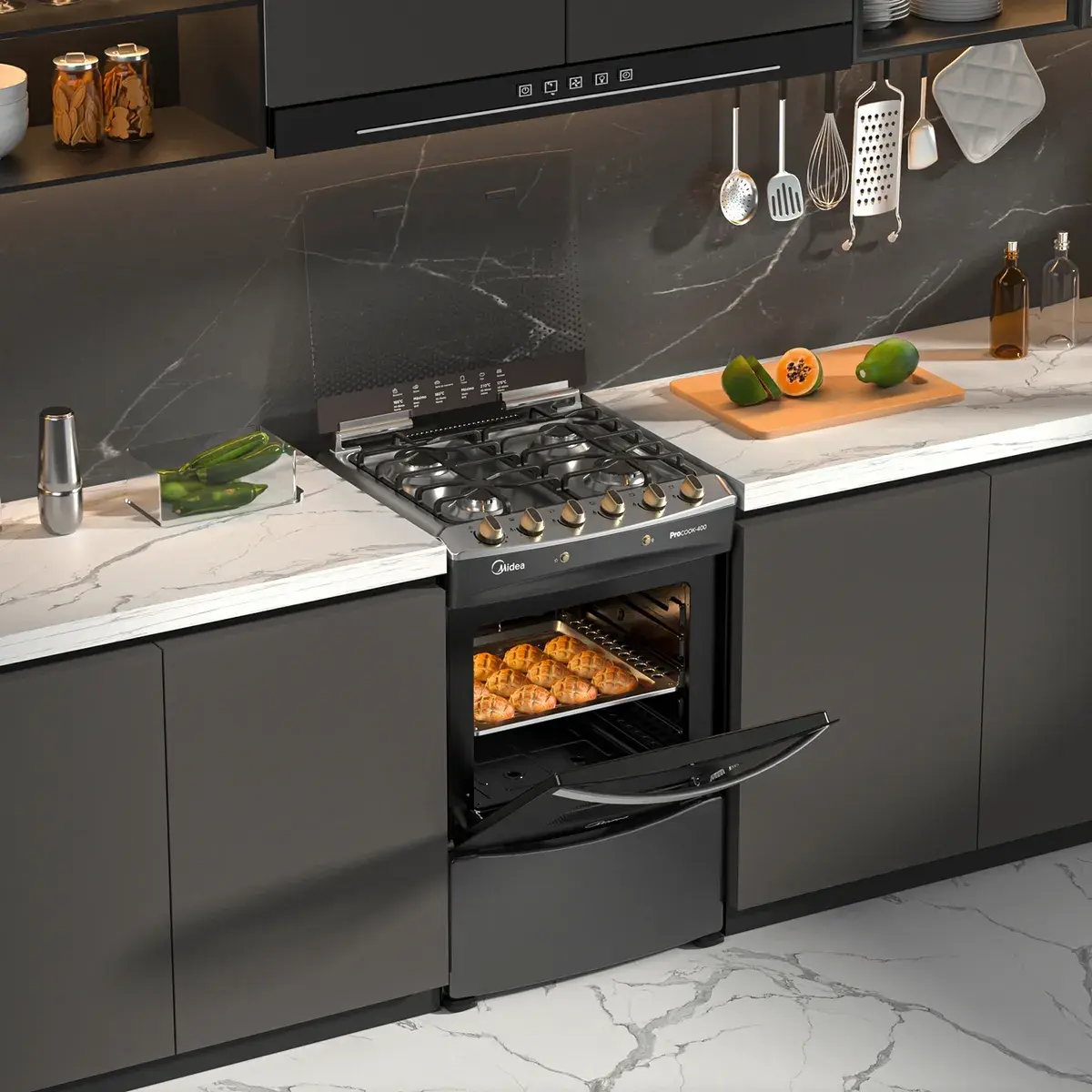 Cocina a gas 4 quemadores - imagen 6